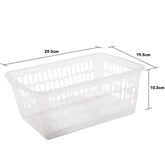 Körbchen Aufbewahrungskorb - 29x20x10 cm - Kunststoffkorb - Größe M - Organizer Ordnung - Aufbewahrung Bad Korb Kinderzimmer Haushalt